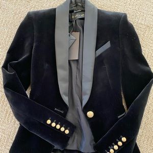 Balmain x H&M Velvet Blazer Jacket
